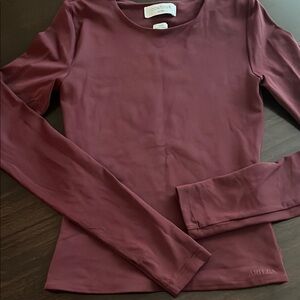 ARITZIA Fitted Long Sleeve Blouse size 2XS